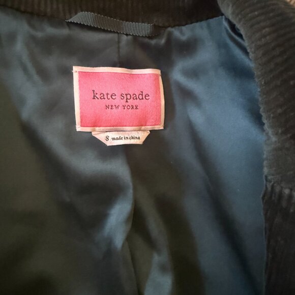 Kate Spade Hunter Green corduroy Blazer sz 8 - Picture 5 of 6